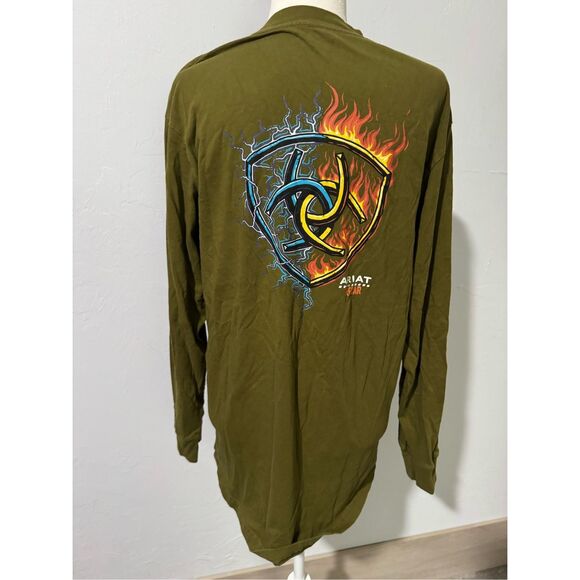 Ariat Rebar long sleeve graphic T M - Picture 3 of 5
